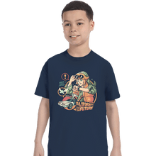 Load image into Gallery viewer, Daily_Deal_Shirts T-Shirts, Youth / XS / Navy Link To The Future