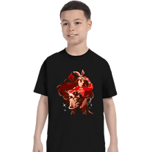 Load image into Gallery viewer, Shirts T-Shirts, Youth / XS / Black Gliding Champion Amber