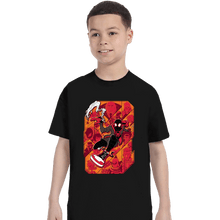 Load image into Gallery viewer, Secret_Shirts T-Shirts, Youth / XS / Black Miles Verse