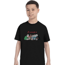 Load image into Gallery viewer, Shirts T-Shirts, Youth / XL / Black Horror Fiends