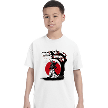Load image into Gallery viewer, Shirts T-Shirts, Youth / XS / White Wandering Samurai