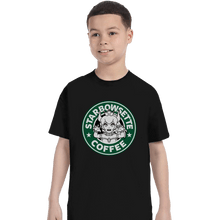 Load image into Gallery viewer, Shirts T-Shirts, Youth / XL / Black Starbowsette Coffee
