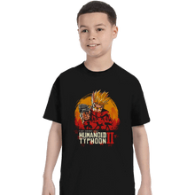 Load image into Gallery viewer, Shirts T-Shirts, Youth / XL / Black Red Humanoid Typhoon II