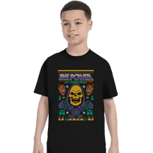 Load image into Gallery viewer, Shirts T-Shirts, Youth / XS / Black The Skele-Power Of Christmas