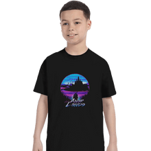 Load image into Gallery viewer, Shirts T-Shirts, Youth / XL / Black Retrowave Darksouls
