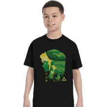 Load image into Gallery viewer, Shirts T-Shirts, Youth / XL / Black Hyrule Hero