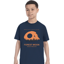 Load image into Gallery viewer, Secret_Shirts T-Shirts, Youth / XS / Navy Forest Moon Nature Reserve