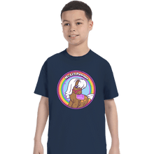 Load image into Gallery viewer, Shirts T-Shirts, Youth / XS / Navy My Li'l Pawnee