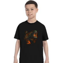 Load image into Gallery viewer, Daily_Deal_Shirts T-Shirts, Youth / XS / Black Prehistoric Kaiju