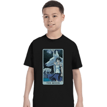 Load image into Gallery viewer, Daily_Deal_Shirts T-Shirts, Youth / XS / Black Tarot Ghibli The Moon