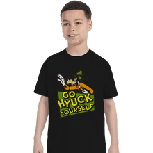 Load image into Gallery viewer, Shirts T-Shirts, Youth / XL / Black Go Hyuck Yourself