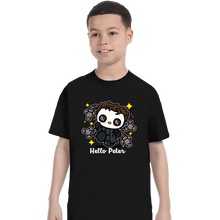 Load image into Gallery viewer, Shirts T-Shirts, Youth / XS / Black Hello Peter
