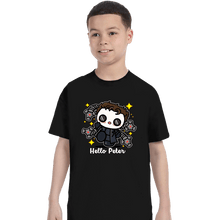 Load image into Gallery viewer, Shirts T-Shirts, Youth / XS / Black Hello Peter