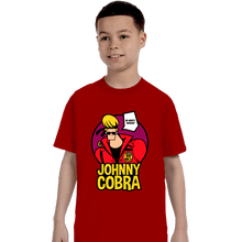 Load image into Gallery viewer, Shirts T-Shirts, Youth / XS / Red Johnny Cobra
