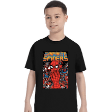 Load image into Gallery viewer, Secret_Shirts T-Shirts, Youth / XS / Black The Infinite Spiders