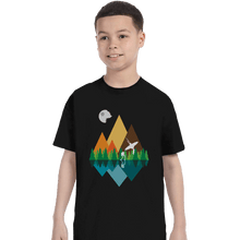 Load image into Gallery viewer, Shirts T-Shirts, Youth / XL / Black Forest View
