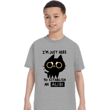 Load image into Gallery viewer, Daily_Deal_Shirts T-Shirts, Youth / XS / Sports Grey My Alibi