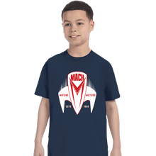 Load image into Gallery viewer, Daily_Deal_Shirts T-Shirts, Youth / XS / Navy Mach 5 Mifune Motors