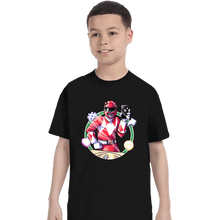 Load image into Gallery viewer, Daily_Deal_Shirts T-Shirts, Youth / XS / Black Red Ranger Dance