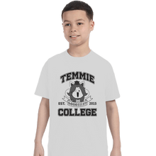 Load image into Gallery viewer, Shirts T-Shirts, Youth / Small / White Temmie College
