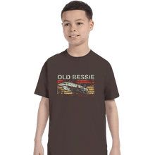Load image into Gallery viewer, Shirts T-Shirts, Youth / XS / Dark Chocolate Retro Old Bessie
