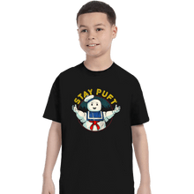 Load image into Gallery viewer, Shirts T-Shirts, Youth / XS / Black Stay Puft