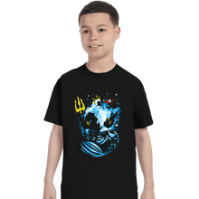 Load image into Gallery viewer, Shirts T-Shirts, Youth / XS / Black The King Triton
