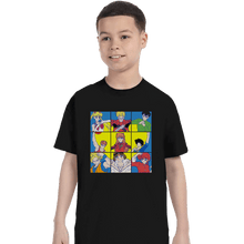 Load image into Gallery viewer, Daily_Deal_Shirts T-Shirts, Youth / XS / Black The Anime Heart Of A 90s Kid