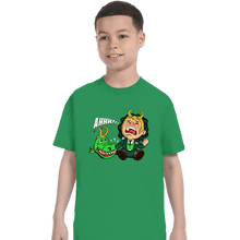 Load image into Gallery viewer, Shirts T-Shirts, Youth / XS / Irish Green Lokibite