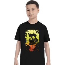 Load image into Gallery viewer, Shirts T-Shirts, Youth / XS / Black Riding Ghost