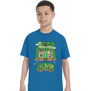 Shirts T-Shirts, Youth / XL / Sapphire Super Console World