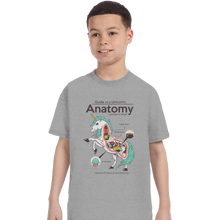 Load image into Gallery viewer, Shirts T-Shirts, Youth / XL / Sports Grey Anatomy Of A Unicorn