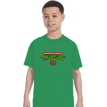 Load image into Gallery viewer, Shirts T-Shirts, Youth / XL / Irish Green These Pretzels Are Making Me Thirsty