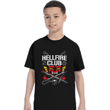 Load image into Gallery viewer, Daily_Deal_Shirts T-Shirts, Youth / XS / Black The Hellfire Club