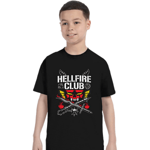 Daily_Deal_Shirts T-Shirts, Youth / XS / Black The Hellfire Club