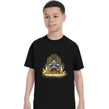 Load image into Gallery viewer, Shirts T-Shirts, Youth / XS / Black Gold Throne