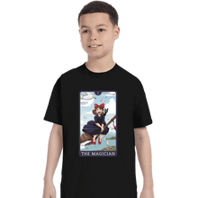 Load image into Gallery viewer, Daily_Deal_Shirts T-Shirts, Youth / XS / Black Tarot Ghibli The Magician