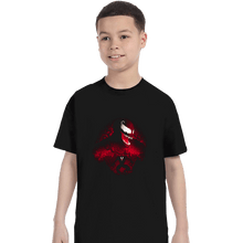 Load image into Gallery viewer, Daily_Deal_Shirts T-Shirts, Youth / XS / Black Red Symbiote