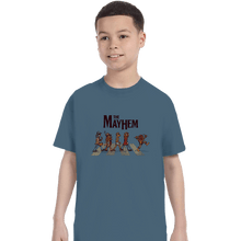 Load image into Gallery viewer, Daily_Deal_Shirts T-Shirts, Youth / XS / Indigo Blue The Mayhem