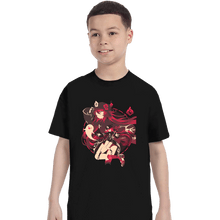 Load image into Gallery viewer, Daily_Deal_Shirts T-Shirts, Youth / XS / Black Fragrance In Thaw Hu Tao