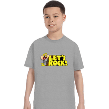 Load image into Gallery viewer, Secret_Shirts T-Shirts, Youth / XS / Sports Grey Let's Rock