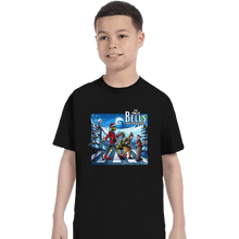 Load image into Gallery viewer, Daily_Deal_Shirts T-Shirts, Youth / XS / Black The Jingle Bells Holiday Road