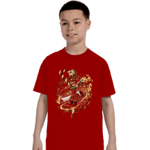 Load image into Gallery viewer, Shirts T-Shirts, Youth / Small / Red Ramen Fighter