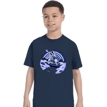 Load image into Gallery viewer, Daily_Deal_Shirts T-Shirts, Youth / XS / Navy Steven and Khonshu