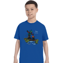 Load image into Gallery viewer, Shirts T-Shirts, Youth / XS / Royal Blue Boba And Fennec
