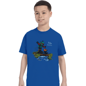 Shirts T-Shirts, Youth / XS / Royal Blue Boba And Fennec