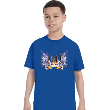 Load image into Gallery viewer, Daily_Deal_Shirts T-Shirts, Youth / XS / Royal Blue Digital Friendship