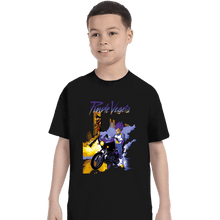 Load image into Gallery viewer, Shirts T-Shirts, Youth / XS / Black Purple Vegeta