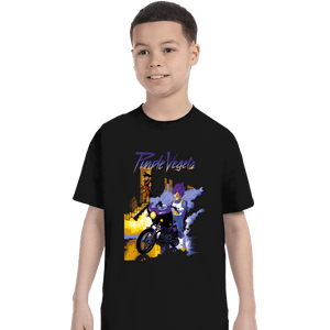 Shirts T-Shirts, Youth / XS / Black Purple Vegeta