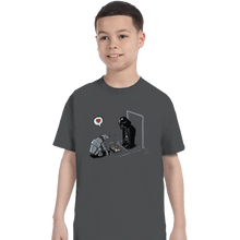 Load image into Gallery viewer, Shirts T-Shirts, Youth / XL / Charcoal Cat-At's New Gift